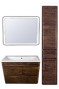 Тумба с раковиной Style Line Атлантика 90 подвесная для ванной в интернет-магазине Sanbest