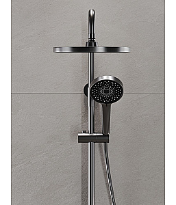 Душевая система Agger Sweet A2793355 оружейная сталь матовая купить в интернет-магазине сантехники Sanbest