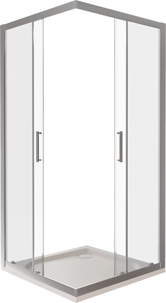 Душевой уголок Good Door LATTE CR-120-90-C-WE стекло прозрачное/профиль анодированный алюминий купить в интернет-магазине Sanbest