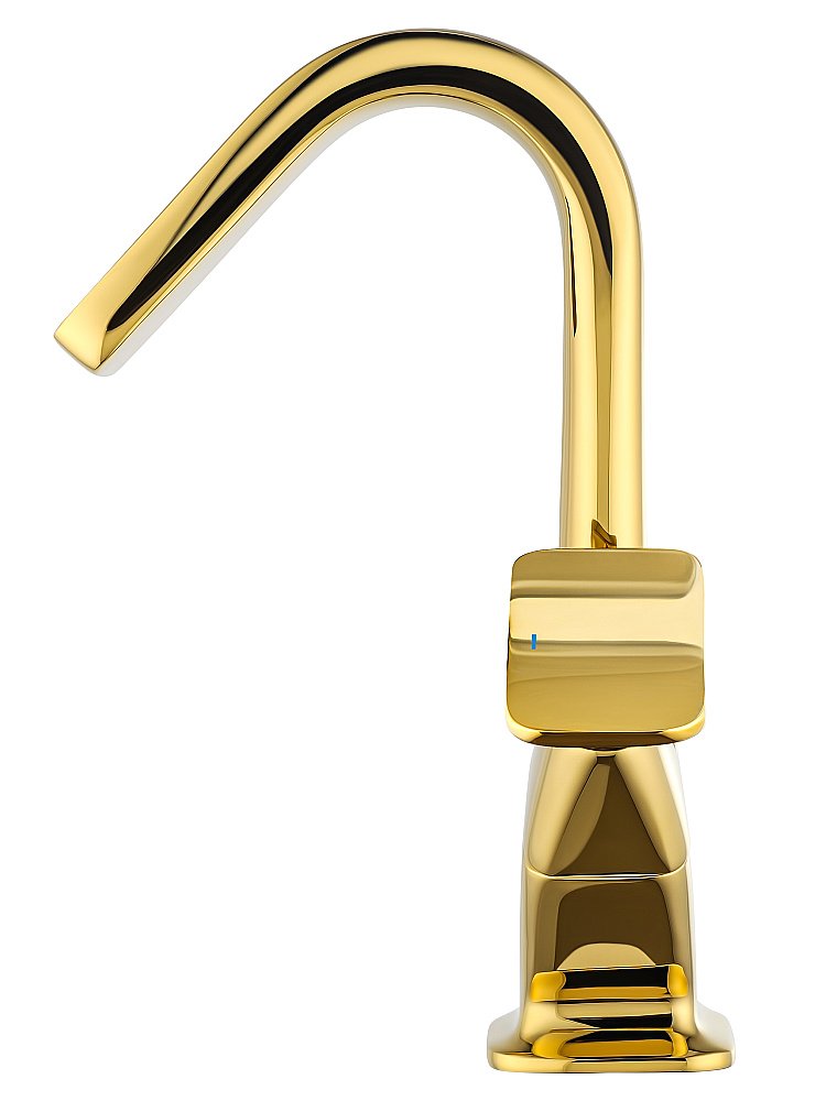 Смеситель для раковины высокий WONZON & WOGHAND SHAKESPEARE, Темное золото (WW-651103-DG) купить в интернет-магазине сантехники Sanbest