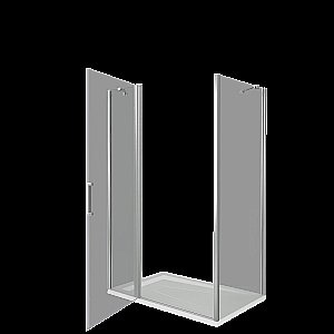 Душевой уголок Good door FANTASY WTW+SP 100x80 прозрачный купить в интернет-магазине Sanbest