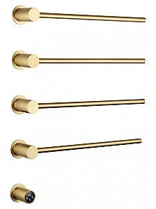 Полотенцесушитель электрический встраиваемый WONZON & WOGHAND HAMBURG, Брашированное золото (WW-AL314-BG) купить в интернет-магазине сантехники Sanbest