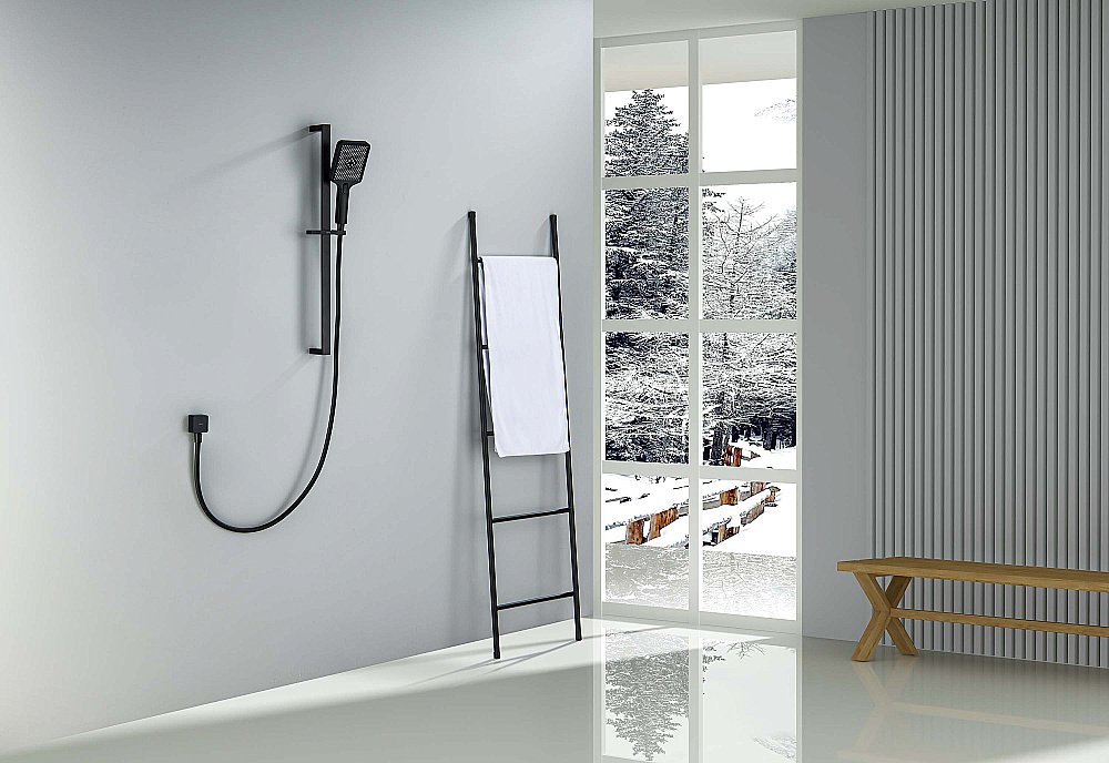 Душевой гарнитур Aquatek Либра AQ2019MB черный матовый купить в интернет-магазине сантехники Sanbest