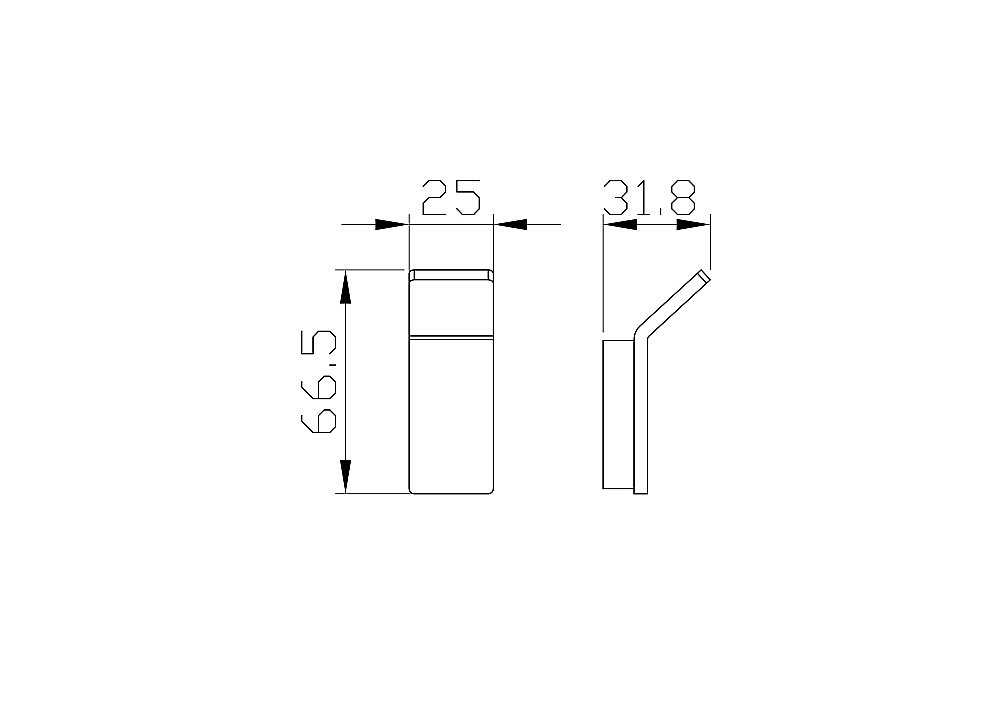 Крючок WONZON & WOGHAND LOTTE WW-8315A-BGM темный графит купить в интернет-магазине сантехники Sanbest