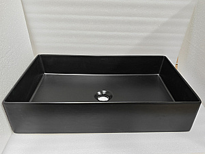 Раковина Abber Rechteck 60 AC2220MB черная матовая купить в интернет-магазине Sanbest