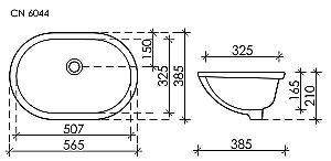 Раковина Ceramica Nova Element CN6044 купить в интернет-магазине Sanbest