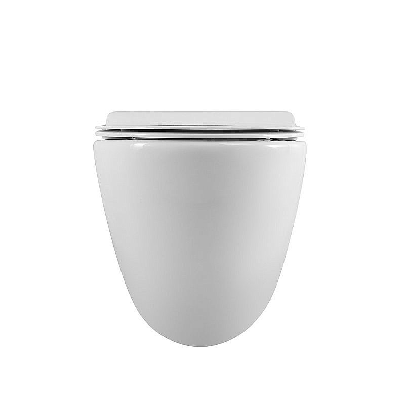 Унитаз подвесной BelBagno AMANDA безободковый, с крышкой микролифт купить в интернет-магазине Sanbest