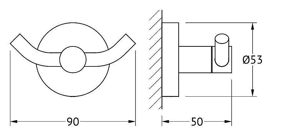 Крючок ARTWELLE Harmonie HAR 007 купить в интернет-магазине сантехники Sanbest