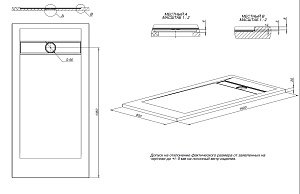 Душевой поддон Allen Brau Infinity 160x80 8.21006-21 белый камень купить в интернет-магазине Sanbest