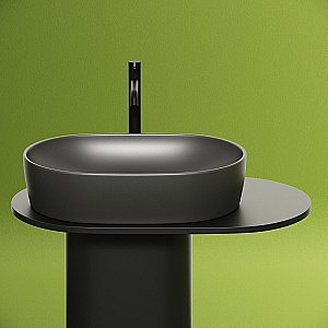 Раковина накладная Ceramica Nova Element CN6047MDH темный антрацит матовый купить в интернет-магазине Sanbest