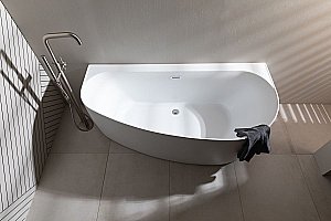 Смеситель для ванны Allen Brau Priority 5.31008-BN купить в интернет-магазине сантехники Sanbest