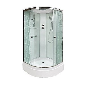 Душевая кабина DTO Серия ЕМ ЕМ2710 стандартная 100x100 купить в интернет-магазине Sanbest