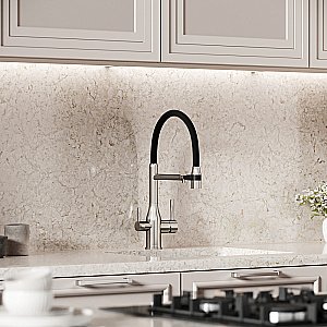 Смеситель для кухни Sancos Garda SC4009BN брашированный никель купить в интернет-магазине сантехники Sanbest