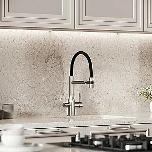 Смеситель для кухни Sancos Garda SC4009BN брашированный никель купить в интернет-магазине сантехники Sanbest