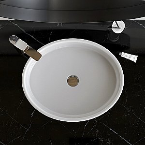 Раковина накладная AM.PM Func 55 M8FWCC20550WG белая купить в интернет-магазине Sanbest