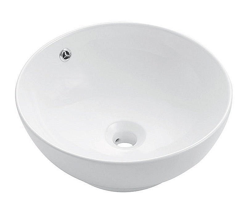 Раковина накладная Ceramalux N 43,5 9003А белая купить в интернет-магазине Sanbest
