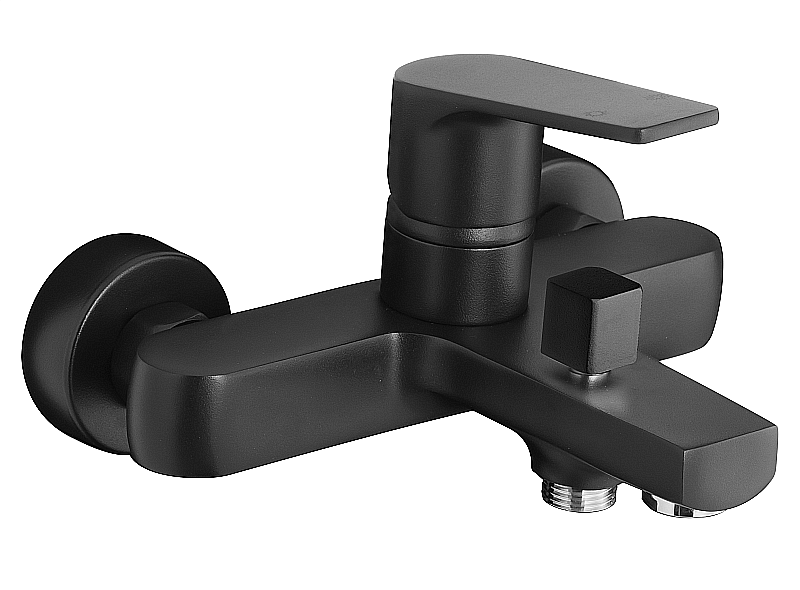 Смеситель для ванны Azario TREYA AZ-156805024 черный матовый купить в интернет-магазине сантехники Sanbest