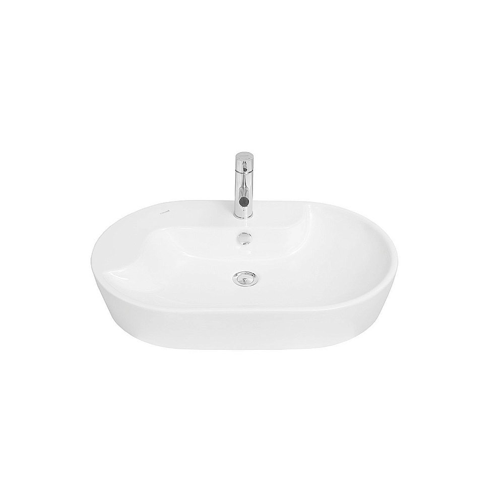 Раковина Creavit Topic 69,5 TP172-0000 белая купить в интернет-магазине Sanbest