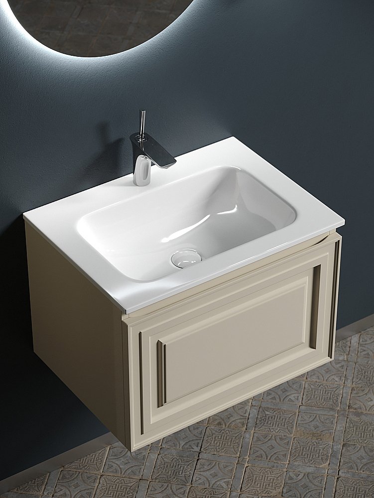 Тумба с раковиной Sancos Very VR60CE 60 Beige Soft для ванной в интернет-магазине Sanbest