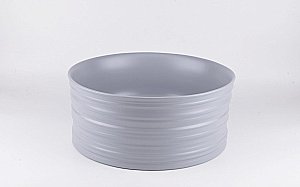 Раковина накладная Gid Esfera 41 Gm969 53335 серая матовая купить в интернет-магазине Sanbest