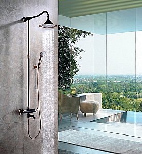 Душевая система Lemark Prime LM6162BRG купить в интернет-магазине сантехники Sanbest