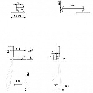 Душевая система ABBER Rund AF8750NG сатин купить в интернет-магазине сантехники Sanbest