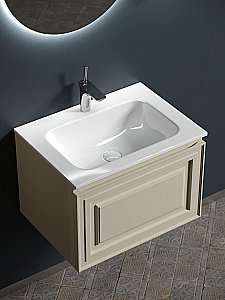 Тумба с раковиной Sancos Very VR60CE 60 Beige Soft для ванной в интернет-магазине Sanbest