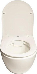 Унитаз подвесной SantiLine SL-5005 безободковый, с крышкой микролифт купить в интернет-магазине Sanbest