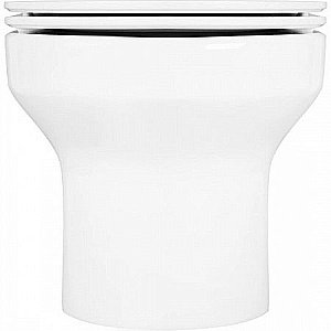 Унитаз подвесной Jacob Delafon ELITE E21742RU-00 безободковый, с крышкой микролифт, с инсталляцией и кнопкой хром купить в интернет-магазине Sanbest