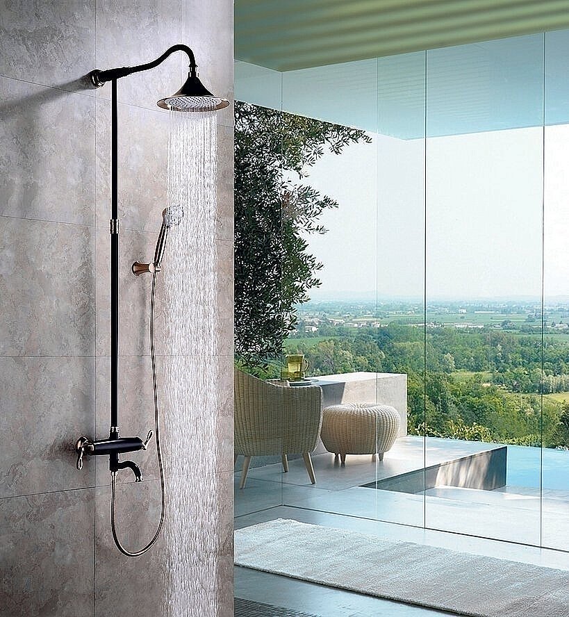 Душевая система Lemark Prime LM6162BRG купить в интернет-магазине сантехники Sanbest