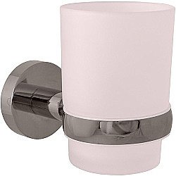 Стакан для зубных щеток Rav-Slezak Colorado COA0201MGK серый металлик крацованный купить в интернет-магазине сантехники Sanbest