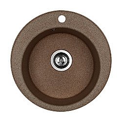 Кухонная мойка Акватон Шелли 50 1A734732SS270 терракотовая купить в интернет-магазине сантехники Sanbest