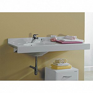 Раковина Акватон Отель 99 1A70073NOT01 белая купить в интернет-магазине Sanbest