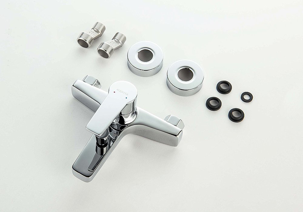 Смеситель для ванны Aquatek Лугано AQ1740CR хром купить в интернет-магазине сантехники Sanbest