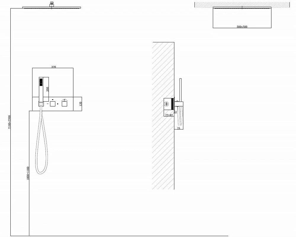 Душевая система ABBER Daheim AF8255SP сатин купить в интернет-магазине сантехники Sanbest