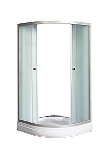 Душевой уголок с поддоном River DON LIGHT 90/15 MT стекло матовое/профиль хром матовый купить в интернет-магазине Sanbest