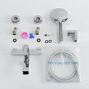 Смеситель для ванны и душа BelBagno AURORA-VASM-CRM хром купить в интернет-магазине сантехники Sanbest