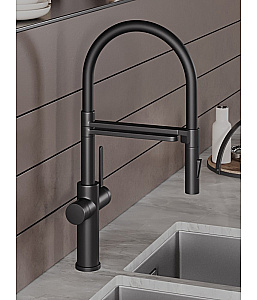 Смеситель для кухни Agger Elegant A3252544 черный матовый купить в интернет-магазине сантехники Sanbest