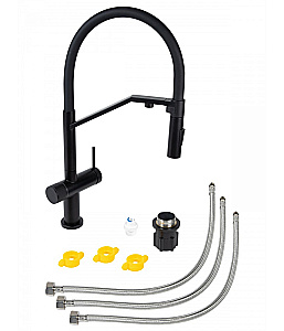 Смеситель для кухни Agger Elegant A3241444 черный матовый купить в интернет-магазине сантехники Sanbest