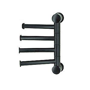 Полотенцедержатель WasserKRAFT K-1054BLACK черный Soft-touch купить в интернет-магазине сантехники Sanbest