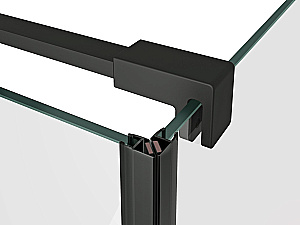 Душевой уголок Ravak Cool! COSD2+COPS 110x90 профиль черный/стекло прозрачное купить в интернет-магазине Sanbest