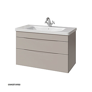 Тумба с раковиной Caprigo Lento 90 два ящика, цвет на выбор для ванной в интернет-магазине Sanbest