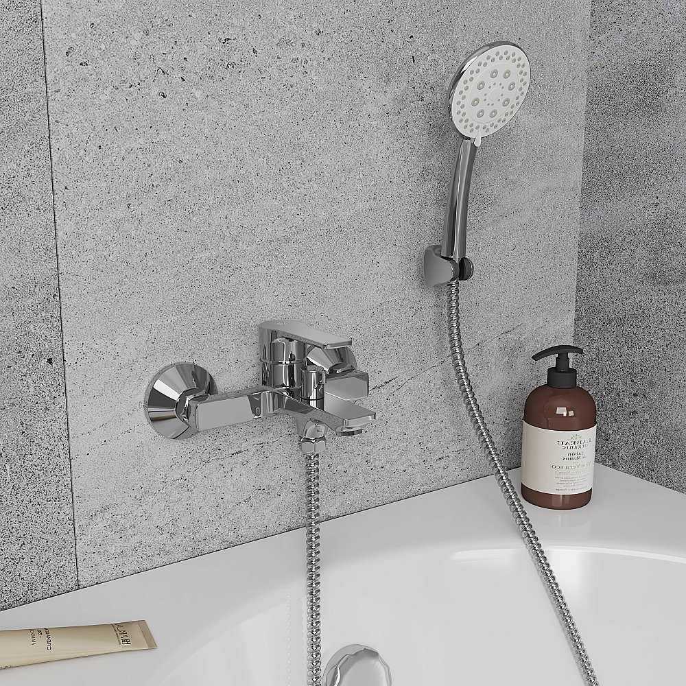 Смеситель для ванны Rush Madeira MA3245-44 хром купить в интернет-магазине сантехники Sanbest