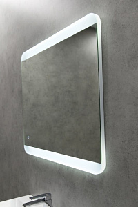 Зеркало BelBagno SPC-CEZ-800-700-LED-BTN в ванную от интернет-магазине сантехники Sanbest