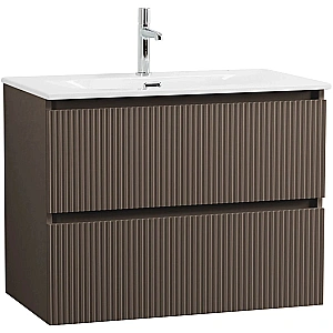 Тумба с раковиной BelBagno UNO-MINI 70 бежевая матовая для ванной в интернет-магазине Sanbest