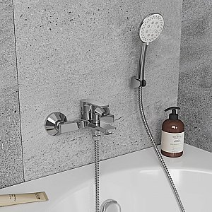 Смеситель для ванны Rush Madeira MA3245-44 хром купить в интернет-магазине сантехники Sanbest