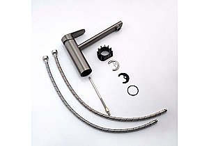 Смеситель для кухни Aquatek Ника AQ1880BGM оружейная сталь купить в интернет-магазине сантехники Sanbest