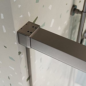 Шторка для ванны Cezares TANDEM-SOFT-VF-2-180/145-C-GM-IV оружейная сталь купить в интернет-магазине Sanbest