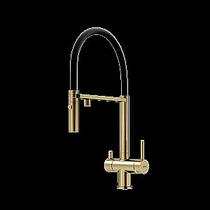 Смеситель для кухни Sancos Imola SC4010BGbh брашированное золото купить в интернет-магазине сантехники Sanbest