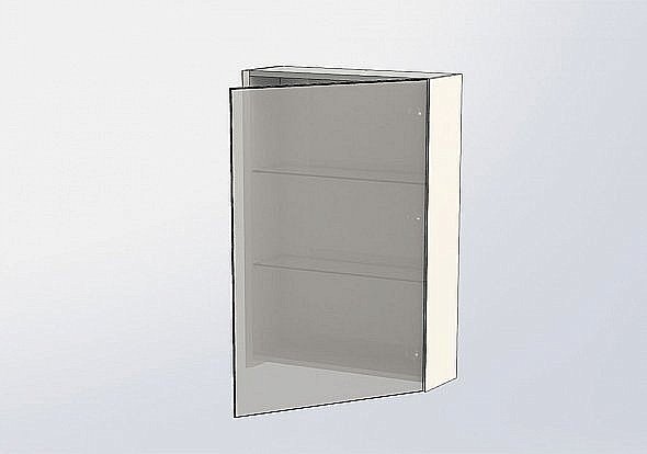 Зеркальный шкаф Aquanet Йорк 60 купить в интернет-магазине сантехники Sanbest